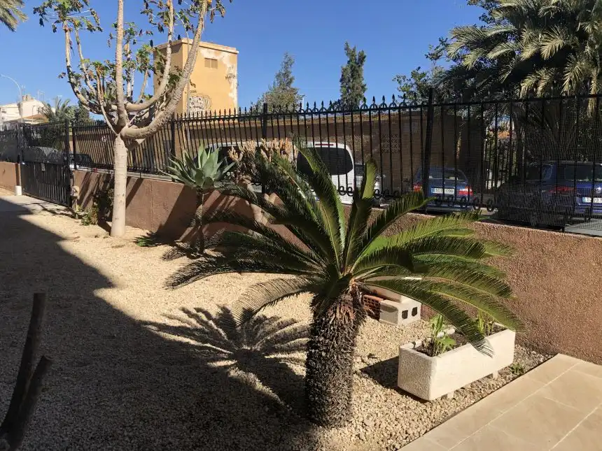 Garten von Wohnungen zur Miete in Santa Pola mit Privatgarten, Terrasse und Möbliert