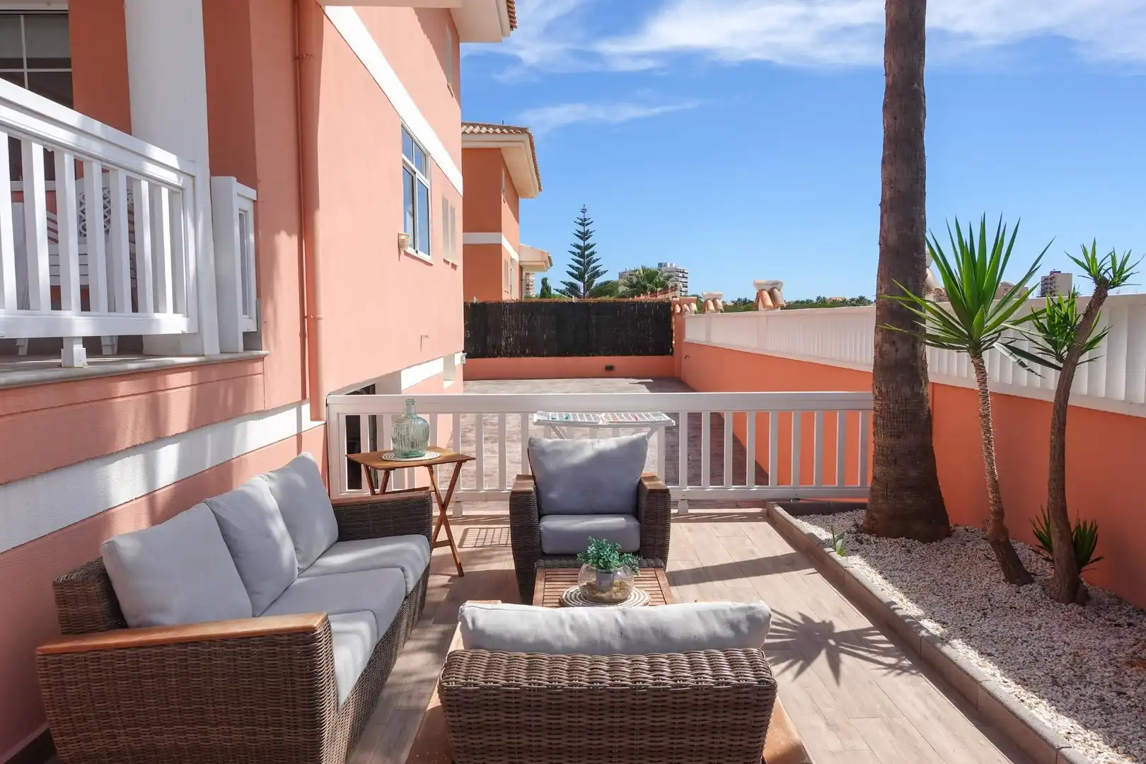 Terrace of Houses for sale in La Manga del Mar Menor  with Air Conditioner, Heating and Private garden