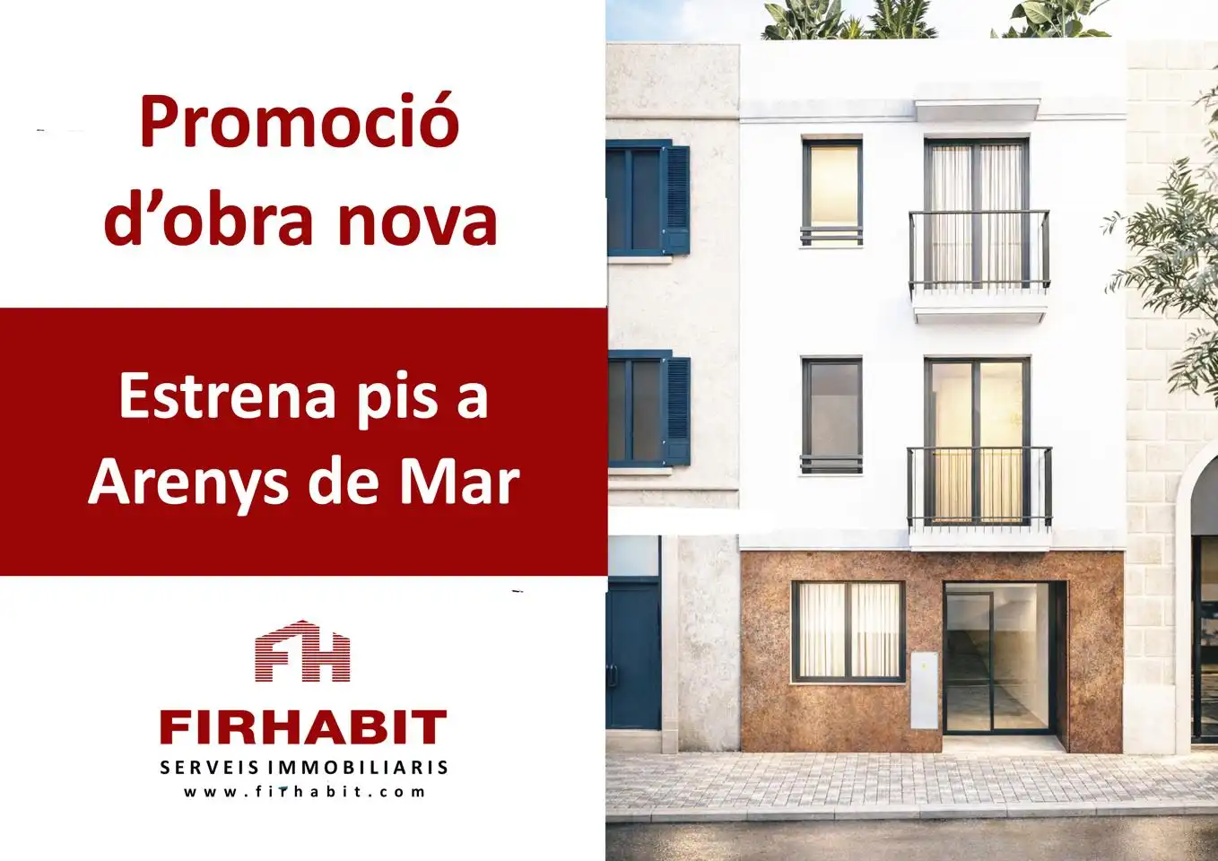 Vista exterior de Planta baixa en venda en Arenys de Mar amb Aire condicionat, Calefacció i Terrassa