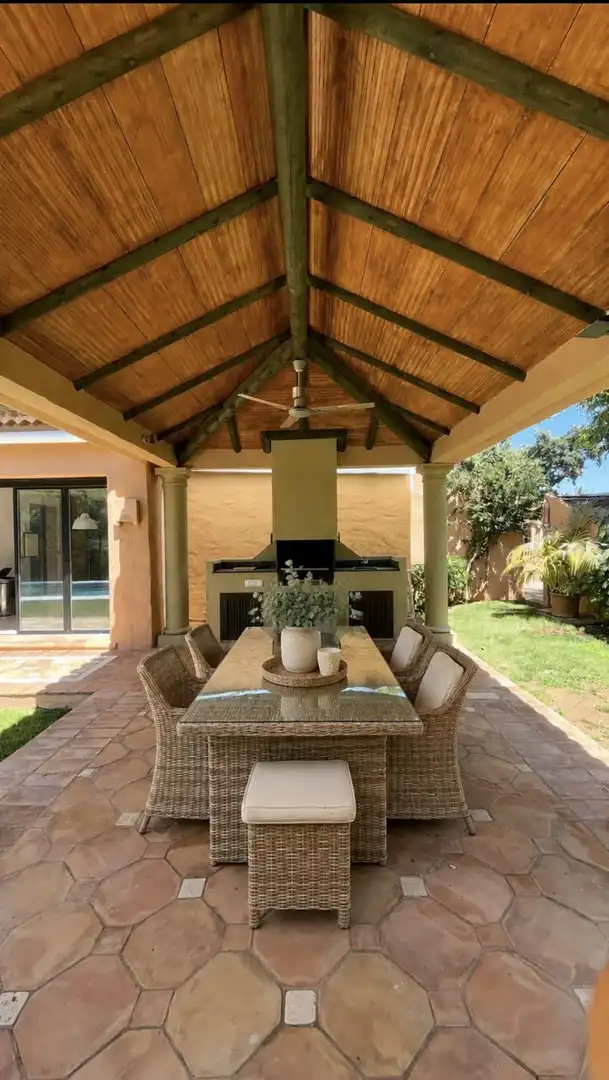 Terrace of Houses for rent in Estepona  with Air Conditioner, Heating and Private garden