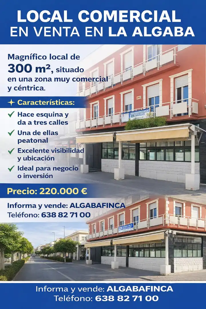 Vista exterior de Local en venta en La Algaba