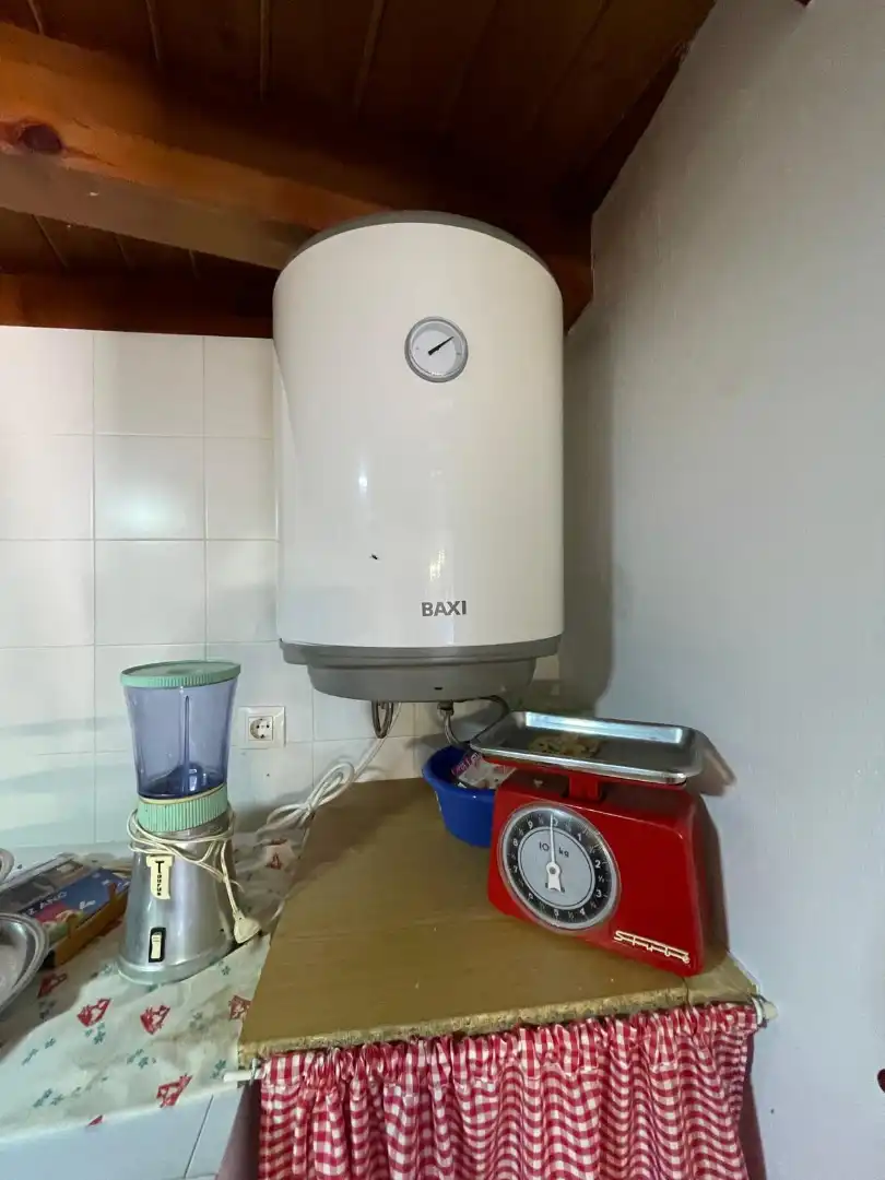 Cocina de Finca rústica en venta en Montejo de Tiermes con Parquet, Terraza y Horno