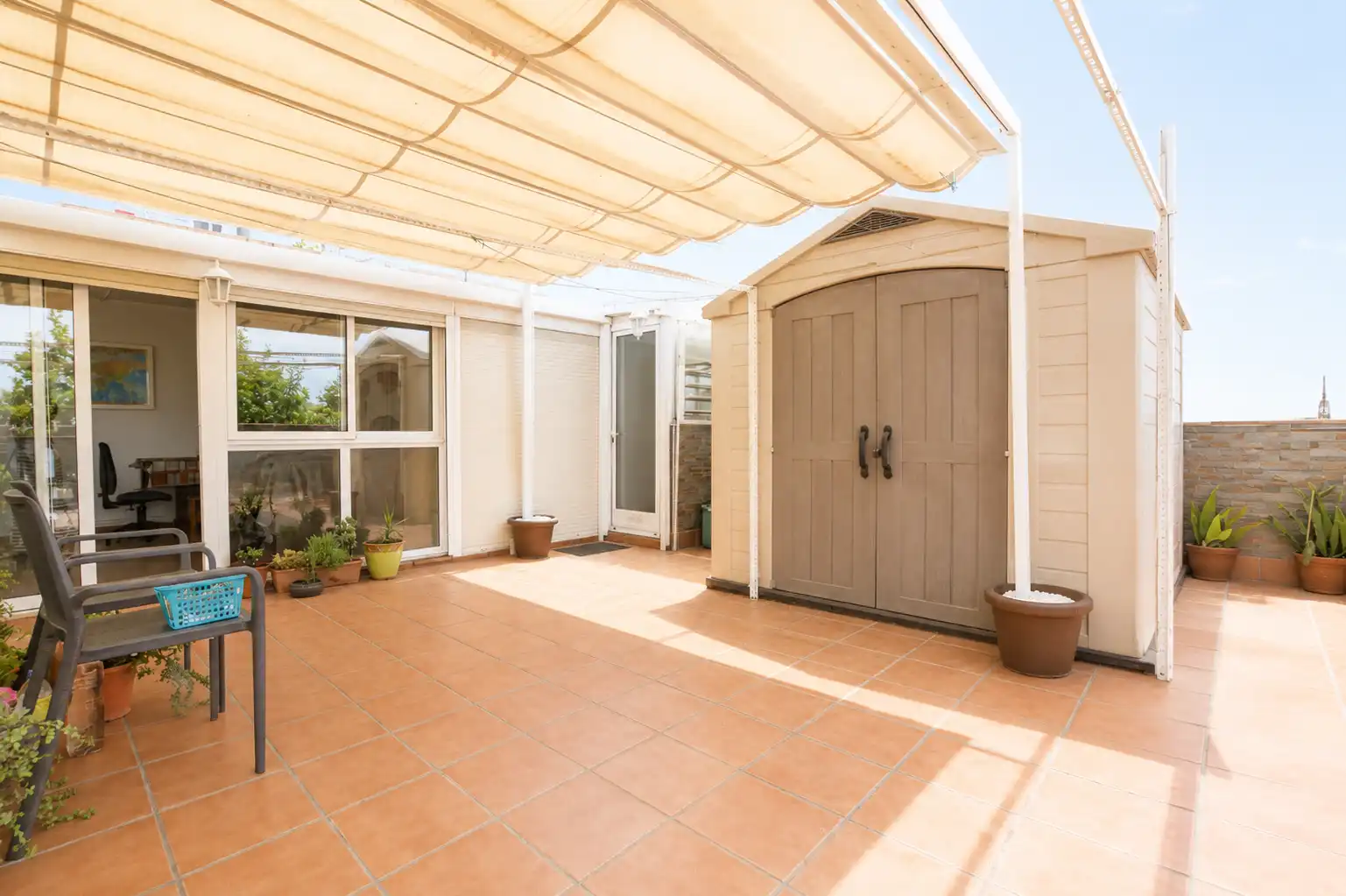 Terraza de Ático en venta en Santa Coloma de Gramenet con Aire acondicionado, Calefacción y Terraza