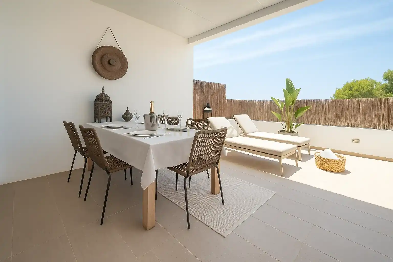 Terrassa de Apartament en venda en Sant Josep de sa Talaia amb Aire condicionat, Traster i Forn