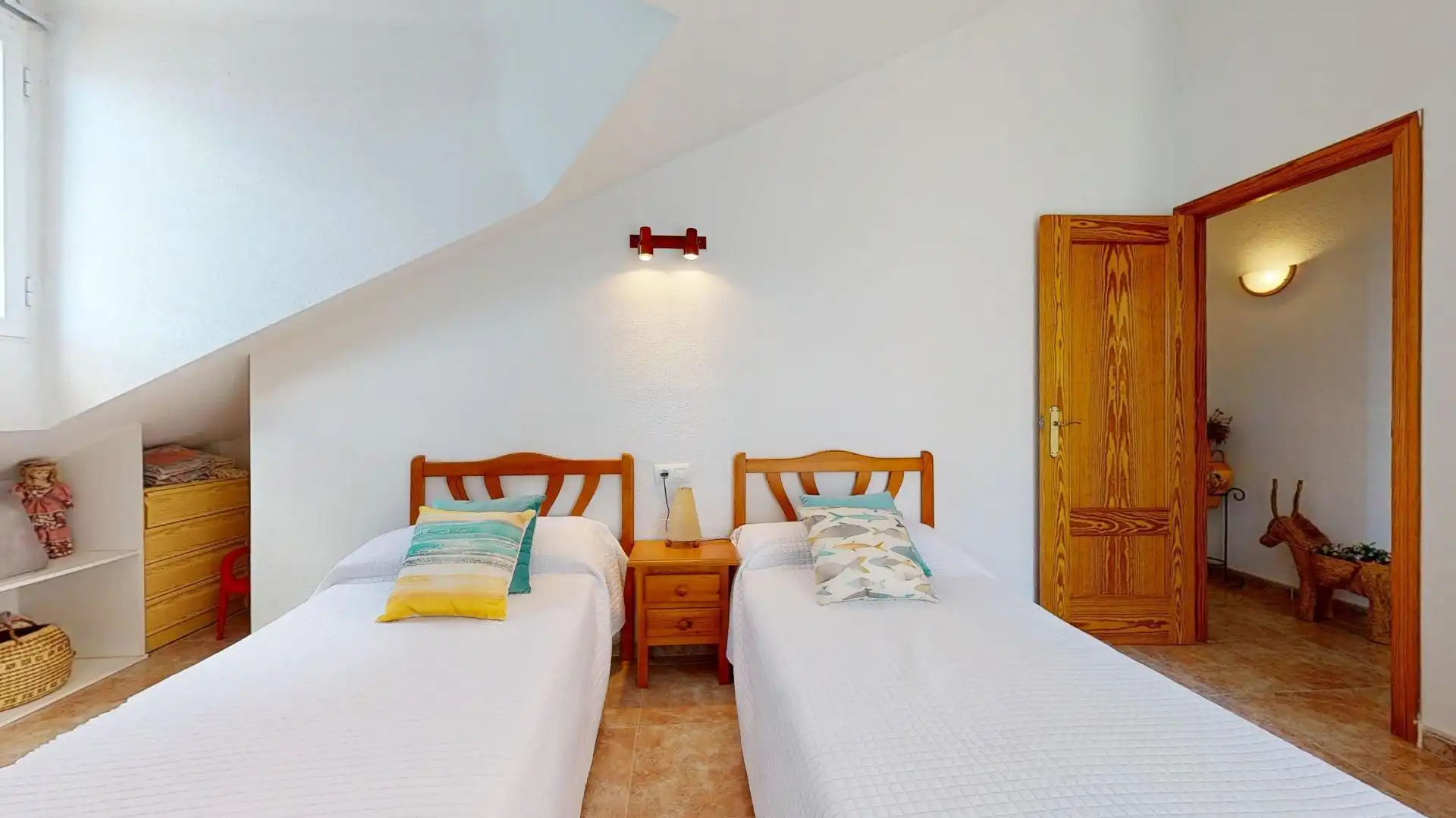 Habitación de Casa adosada en venta en Pilar de la Horadada con Aire acondicionado, Jardín privado y Terraza