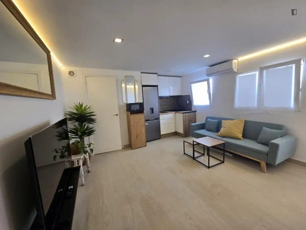 Wohnzimmer von Haus oder Chalet zur Miete in Madrid mit Klimaanlage, Möbliert und Waschmaschine