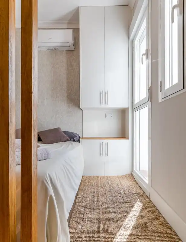 Habitación de Apartamento de alquiler en Madrid con Aire acondicionado, Amueblado y Se aceptan mascotas