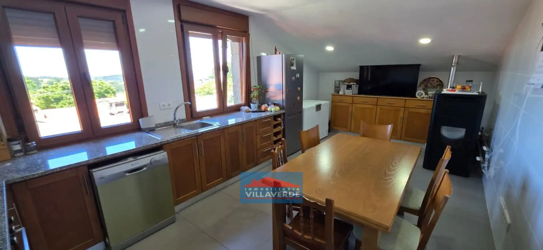 Cocina de Casa o chalet en venta en Marín con Trastero y Amueblado