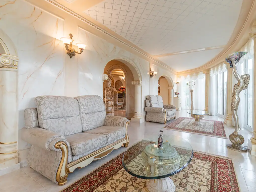 Sala d'estar de Casa o xalet en venda en Jávea / Xàbia amb Aire condicionat, Jardí privat i Terrassa
