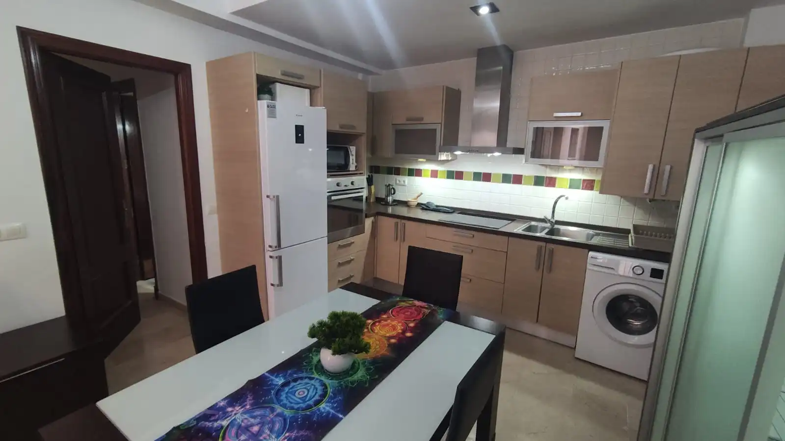 Kitchen of Apartments for sale in Algeciras  with Air Conditioner, Furnished and Oven