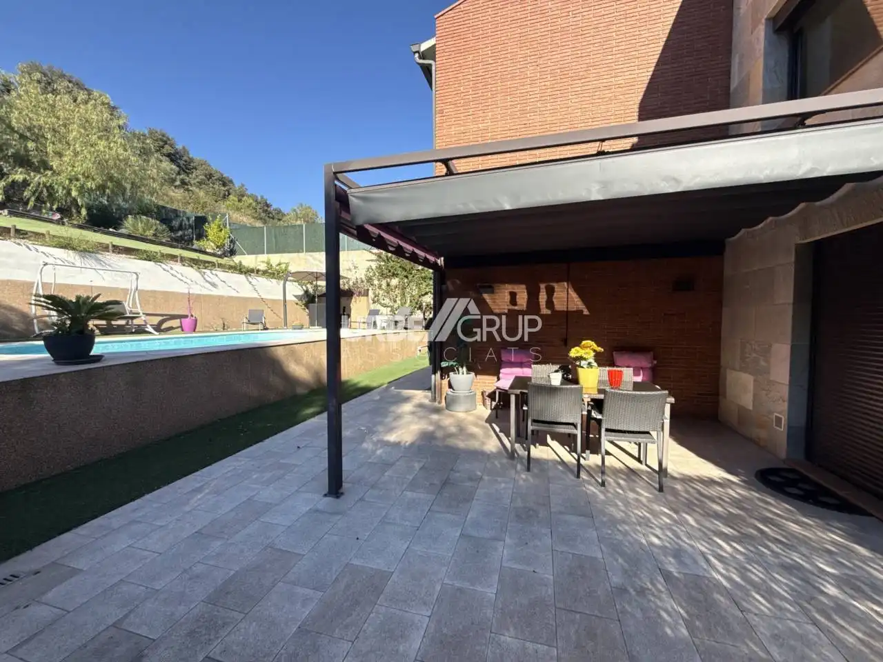 Terrassa de Casa o xalet en venda en Masquefa amb Aire condicionat, Calefacció i Jardí privat
