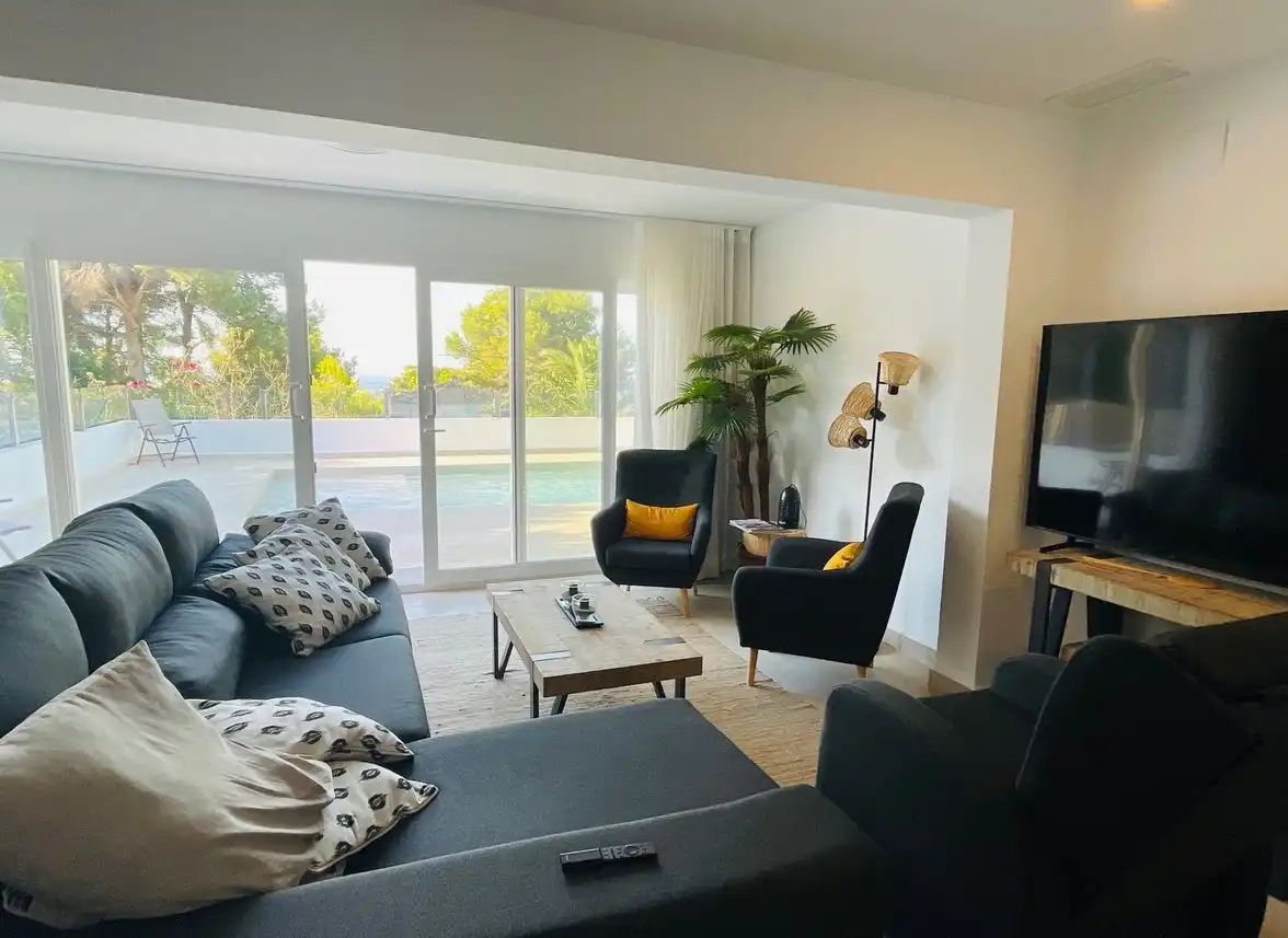 Living room of Houses for sale in Dénia  with Air Conditioner, Heating and Private garden