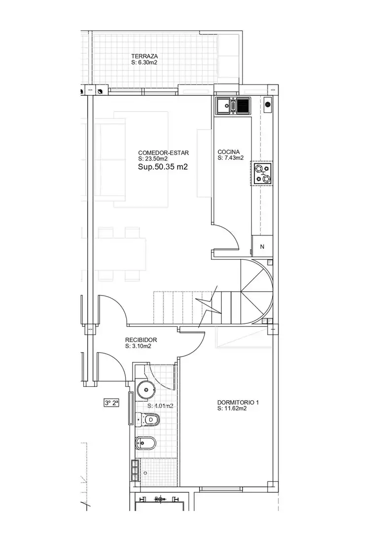 Flat for sale in Castelldefels  with Parquet flooring, Terrace and Balcony