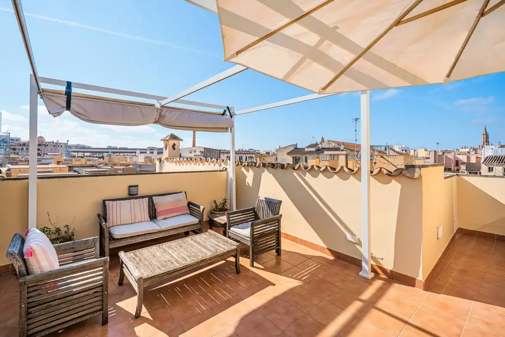 Terraza de Apartamento en venta en  Palma de Mallorca con Aire acondicionado, Calefacción y Terraza