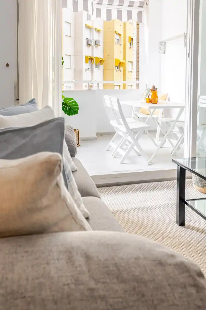 Living room of Flat for sale in Gandia  with Air Conditioner, Heating and Terrace