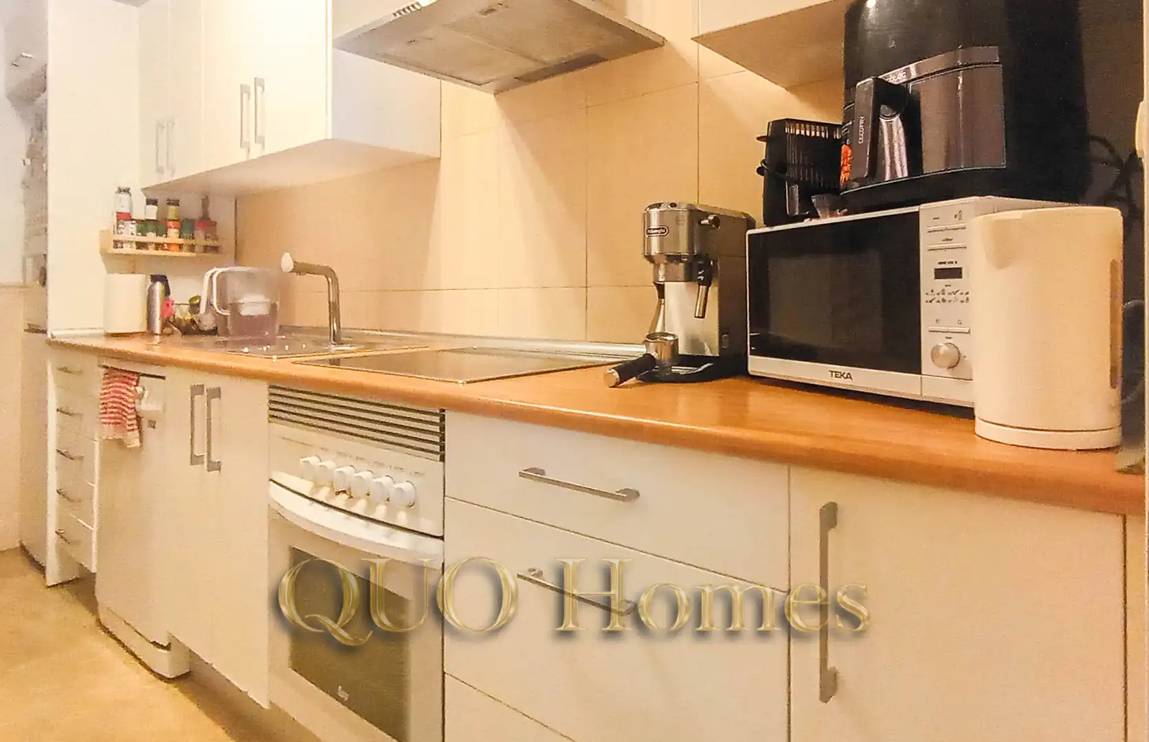 Kitchen of Flat for sale in Jerez de la Frontera  with Air Conditioner, Heating and Private garden