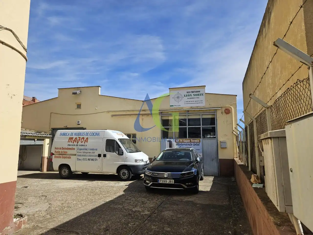 Vista exterior de Pis en venda en San Andrés del Rabanedo amb Calefacció, Traster i Moblat