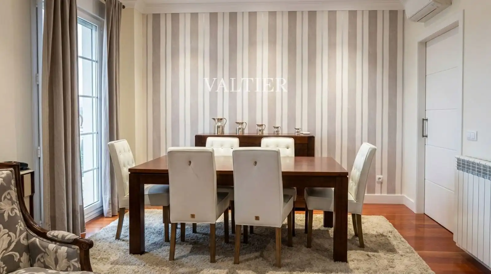 Dining room of Flat for rent in Madrid  with Air Conditioner