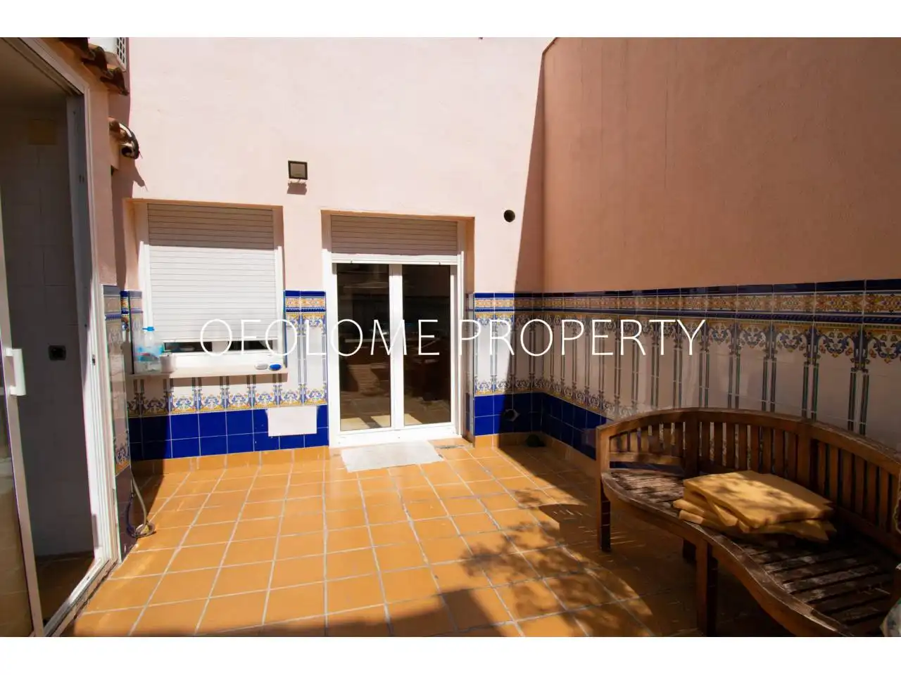 Terrasse von Einfamilien-Reihenhaus zum Verkauf in Sabadell mit Heizung und Terrasse