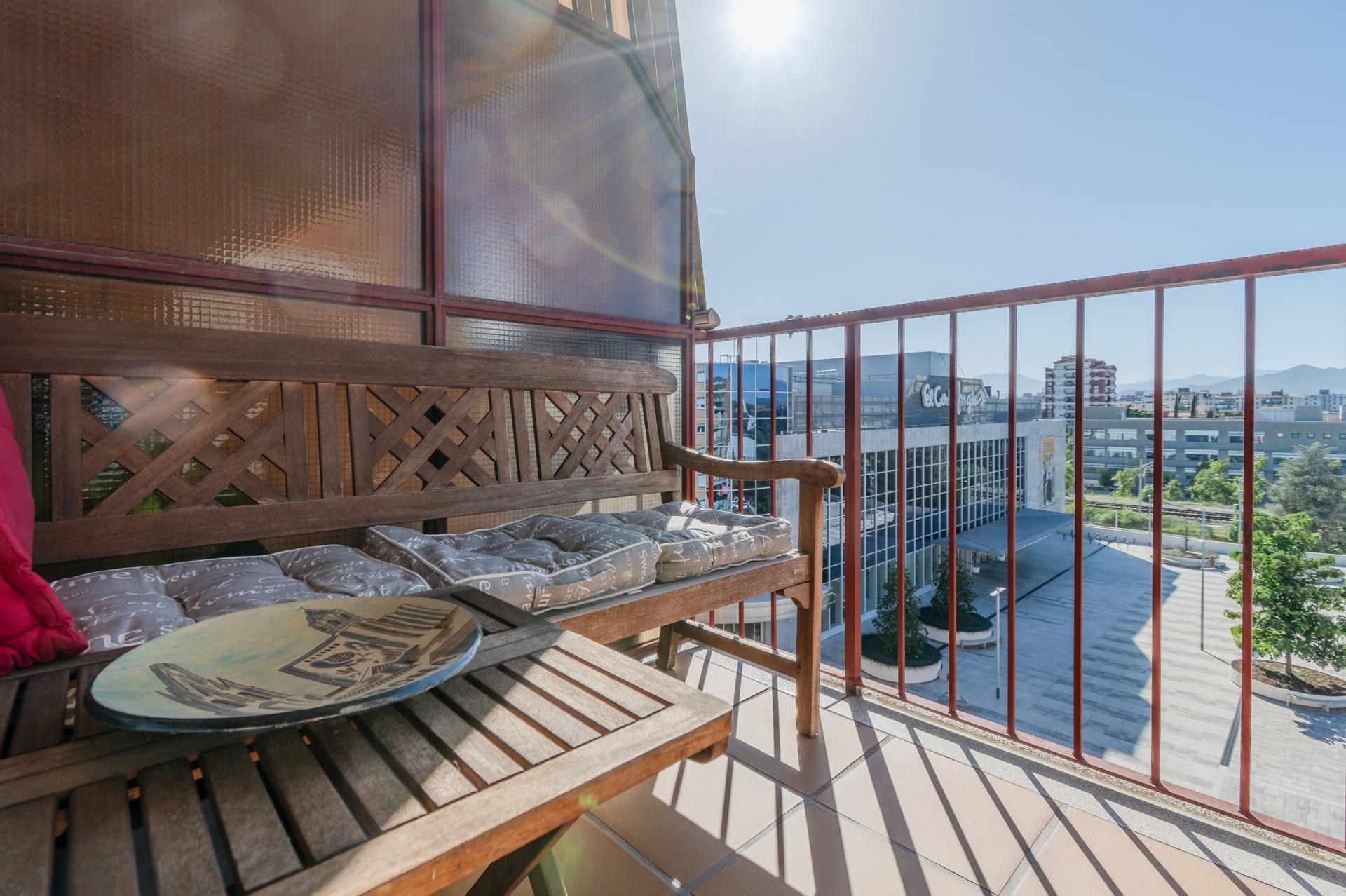 Terrace of Flat for sale in Girona Capital  with Air Conditioner, Heating and Balcony
