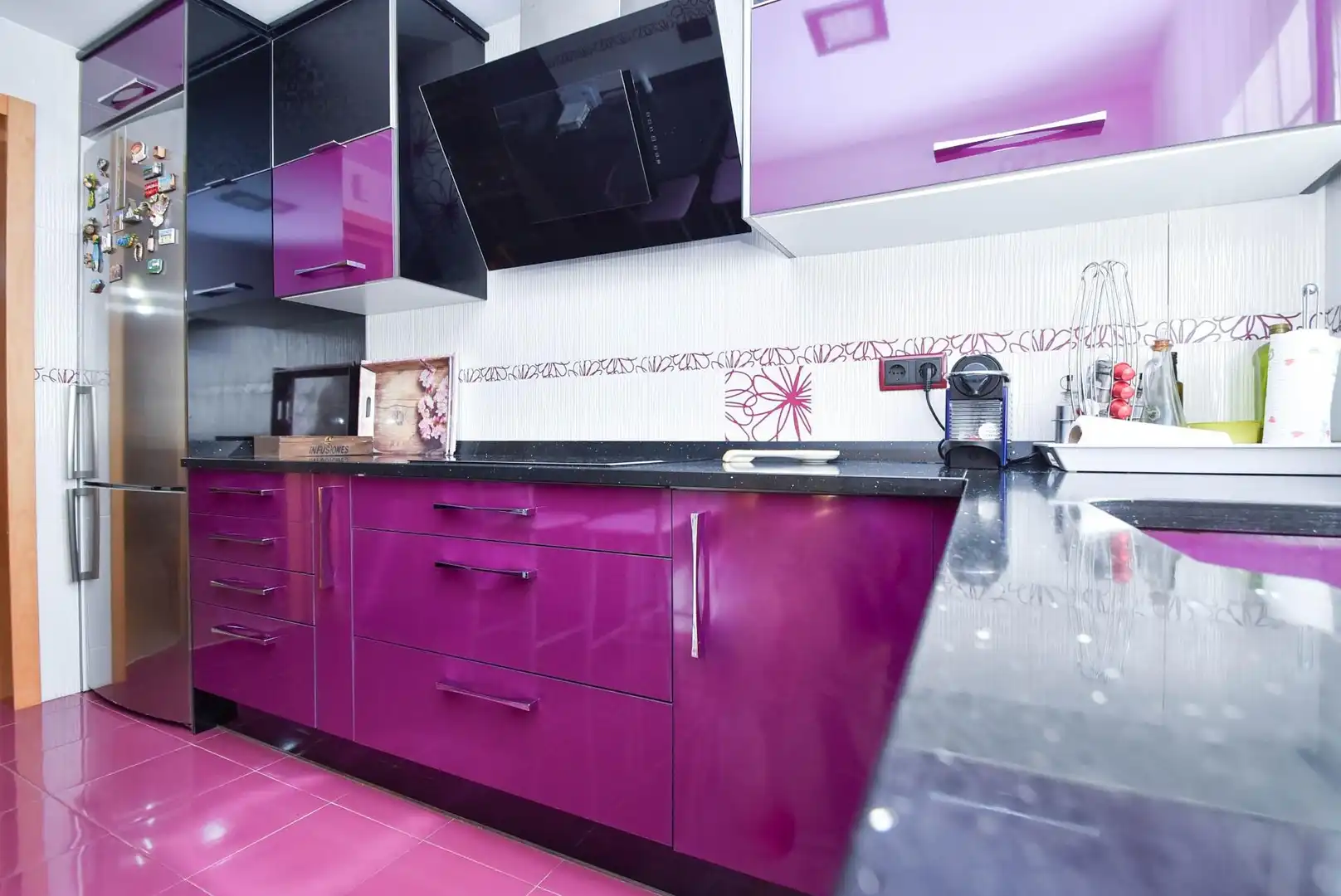 Kitchen of Houses for sale in Illescas  with Air Conditioner, Private garden and Parquet flooring
