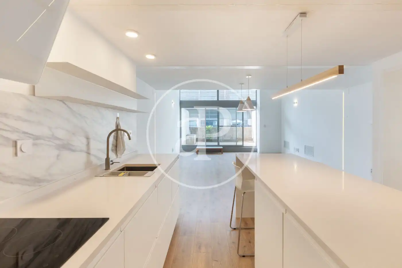 Kitchen of Flat for sale in Valencia  with Air Conditioner, Heating and Terrace