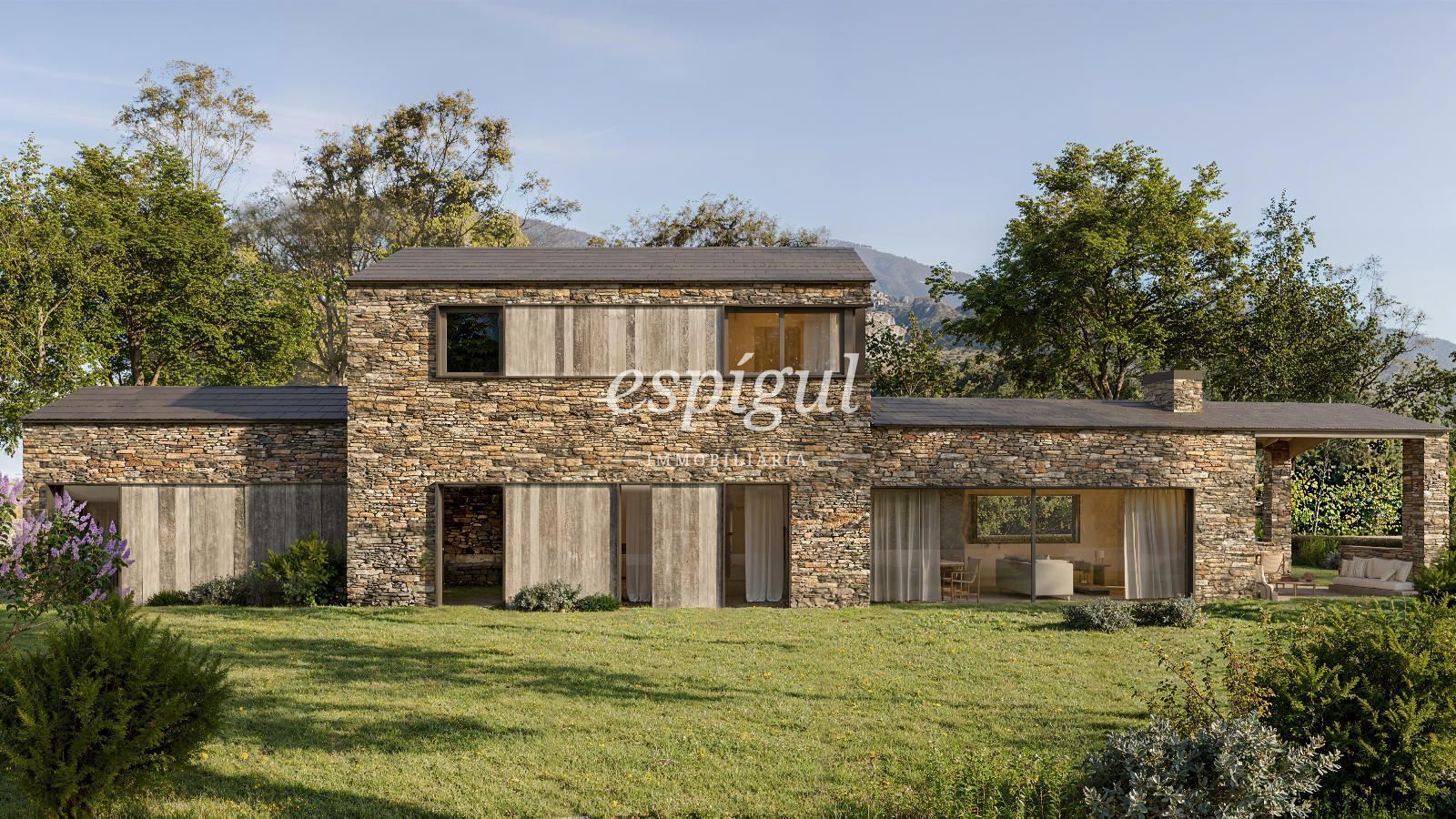 Vista exterior de Casa o xalet en venda en Urús amb Calefacció, Parquet i Terrassa