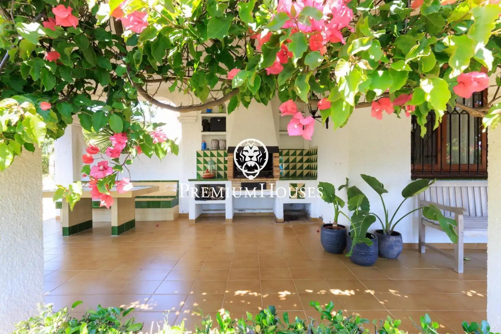 Terraza de Casa o chalet de alquiler en Cunit con Aire acondicionado, Calefacción y Jardín privado