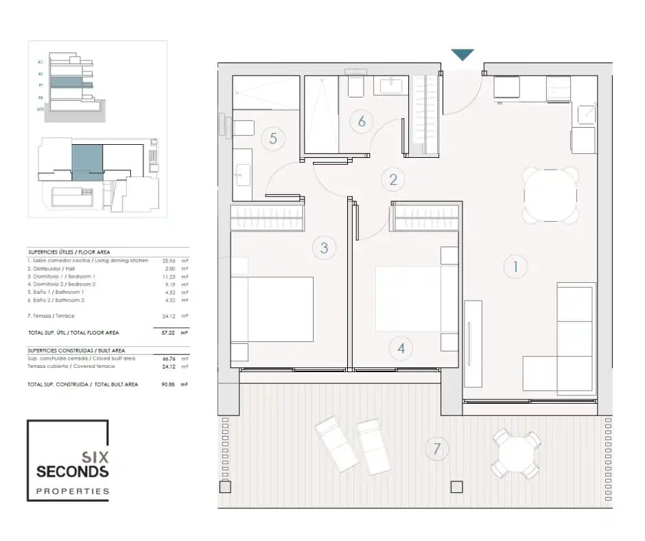 Piso con piscina en venta en Benijófar, imagen 2