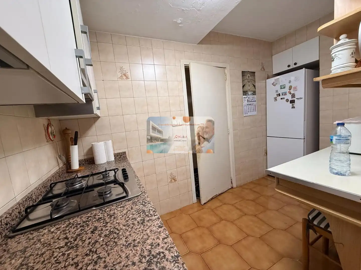 Cocina de Piso en venta en Castellón de la Plana / Castelló de la Plana con Amueblado, Horno y Lavadora