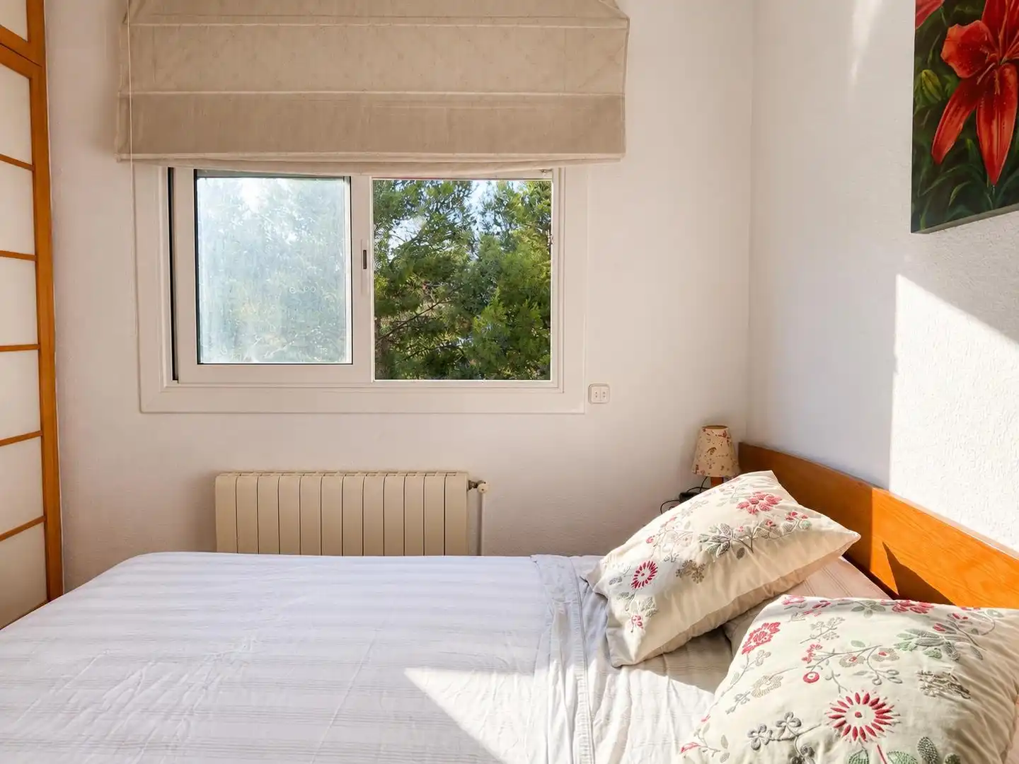 Schlafzimmer von Wohnung zum Verkauf in Esplugues de Llobregat mit Klimaanlage, Parkett und Terrasse