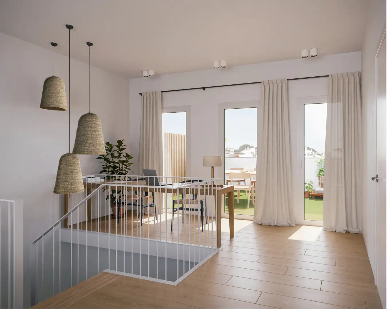 Schlafzimmer von Haus oder Chalet zum Verkauf in L'Escala mit Klimaanlage, Heizung und Privatgarten