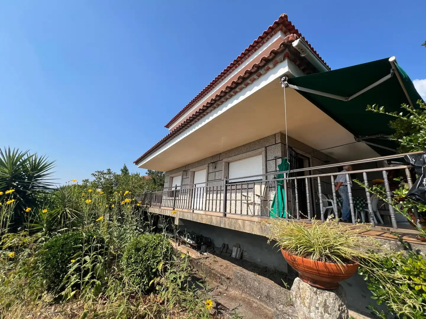 Vista exterior de Casa o chalet en venta en As Neves   con Calefacción, Jardín privado y Trastero