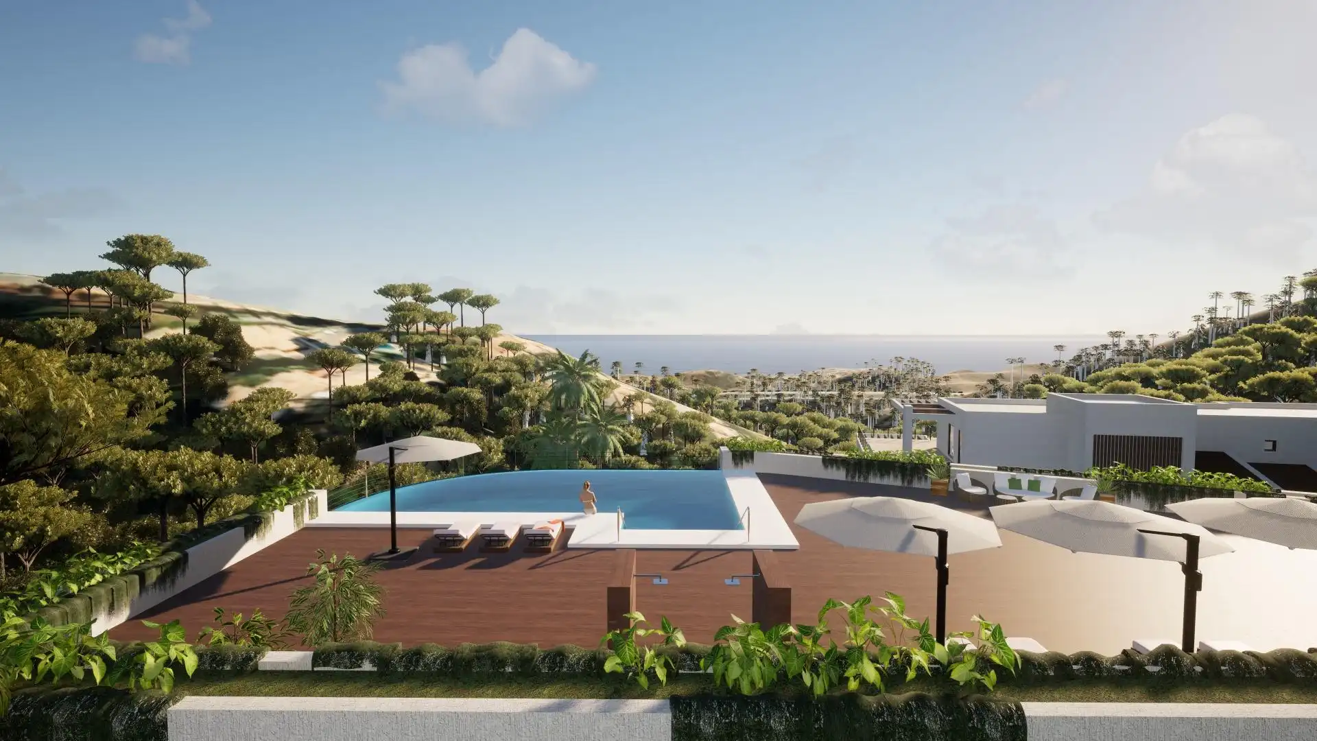 Terraza de Planta baja en venta en Mijas con Aire acondicionado, Jardín privado y Terraza
