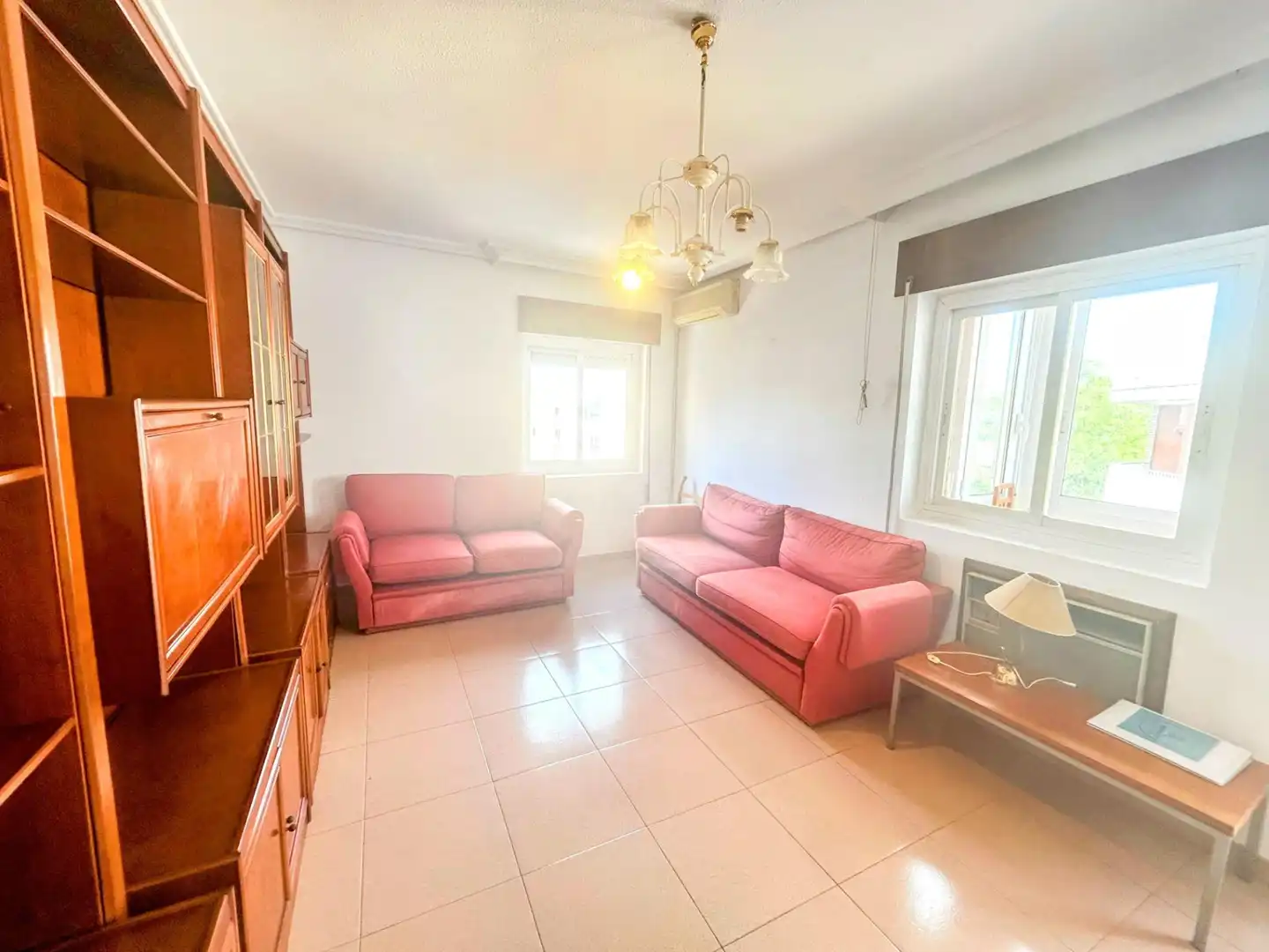 Living room of Flat for rent in Murcia  with Furnished and Balcony