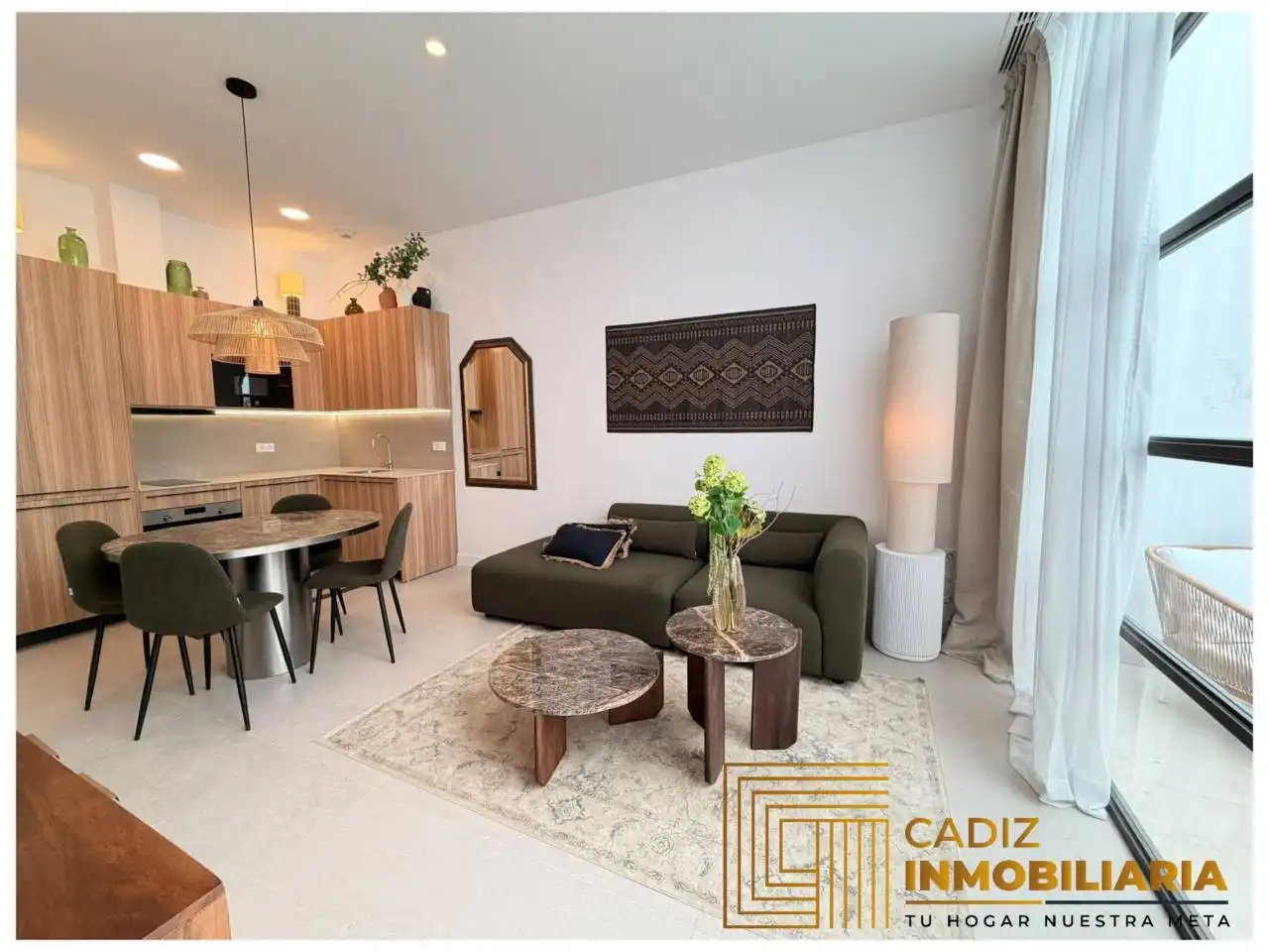Living room of Flat for sale in Cádiz  with Air Conditioner and Furnished