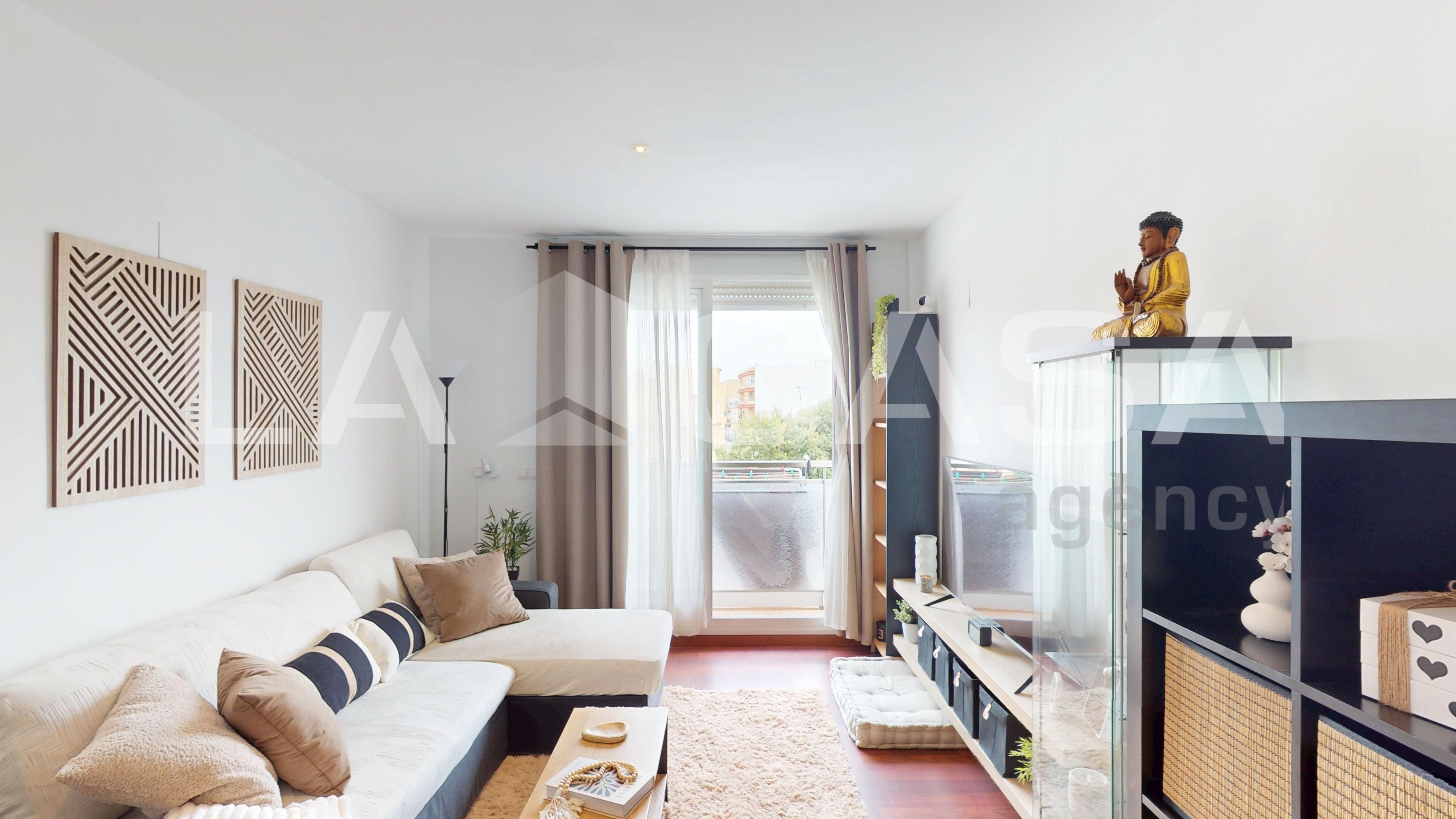 Sala de estar de Piso en venta en Paterna con Balcón