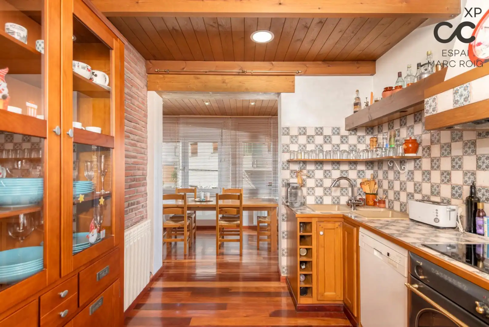 Cocina de Casa o chalet en venta en Olot con Calefacción, Jardín privado y Parquet