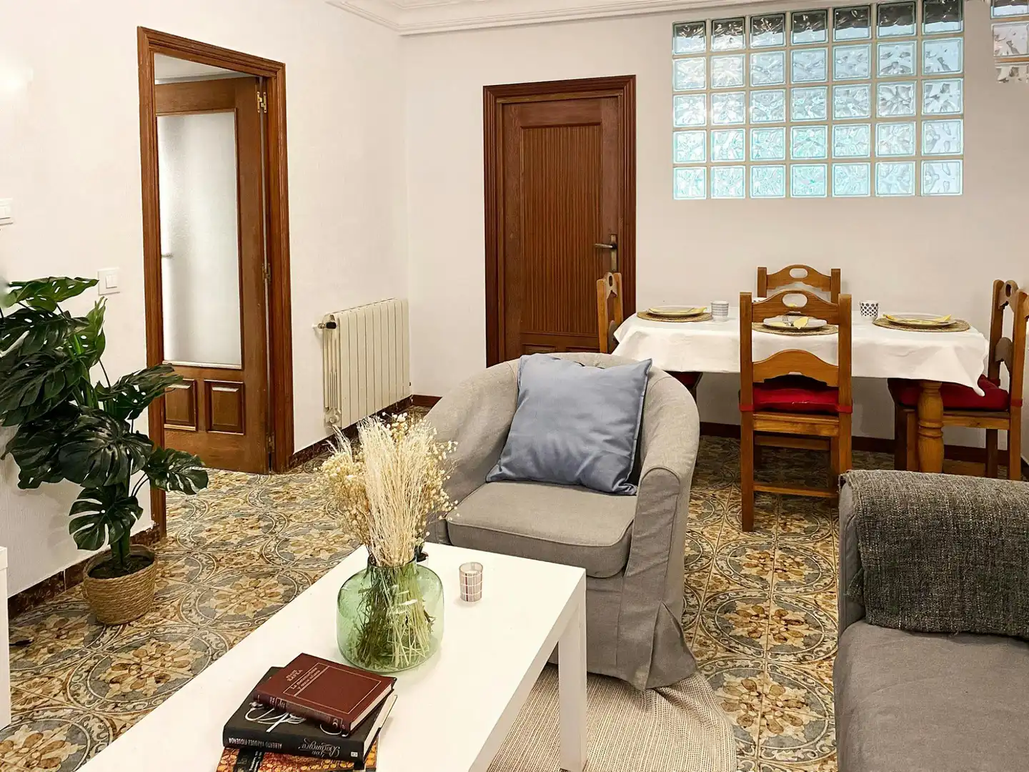 Sala de estar de Piso de alquiler en Madrid con Amueblado, Lavadora y TV