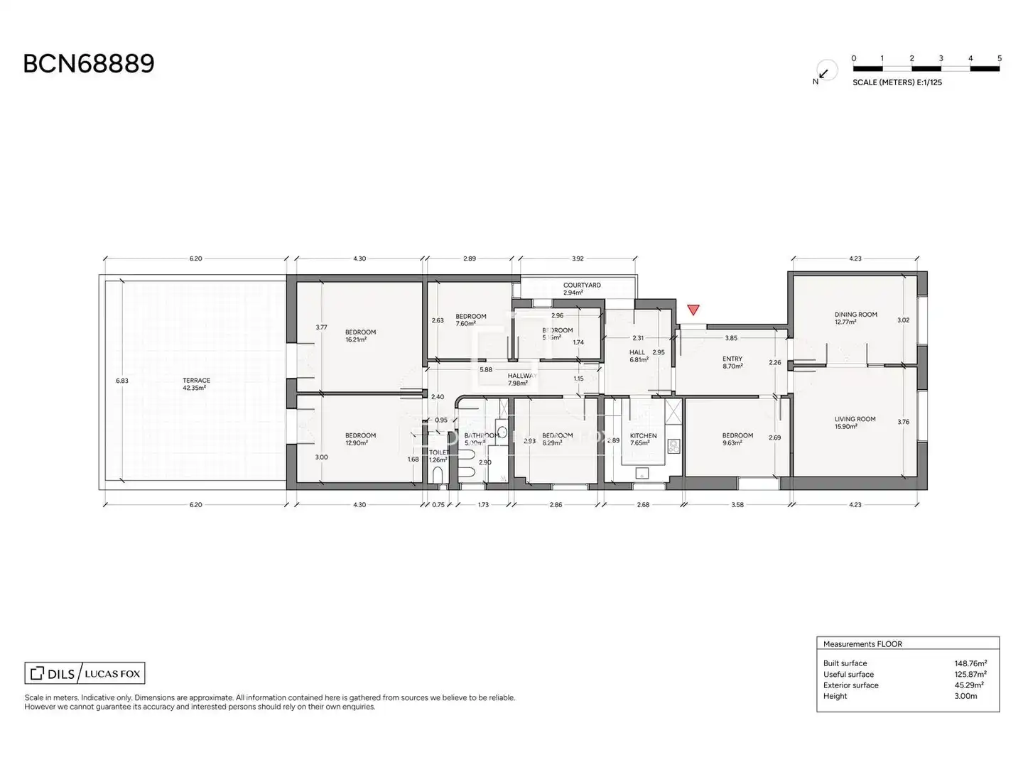 Wohnung zum Verkauf in Barcelona mit Klimaanlage, Privatgarten und Terrasse
