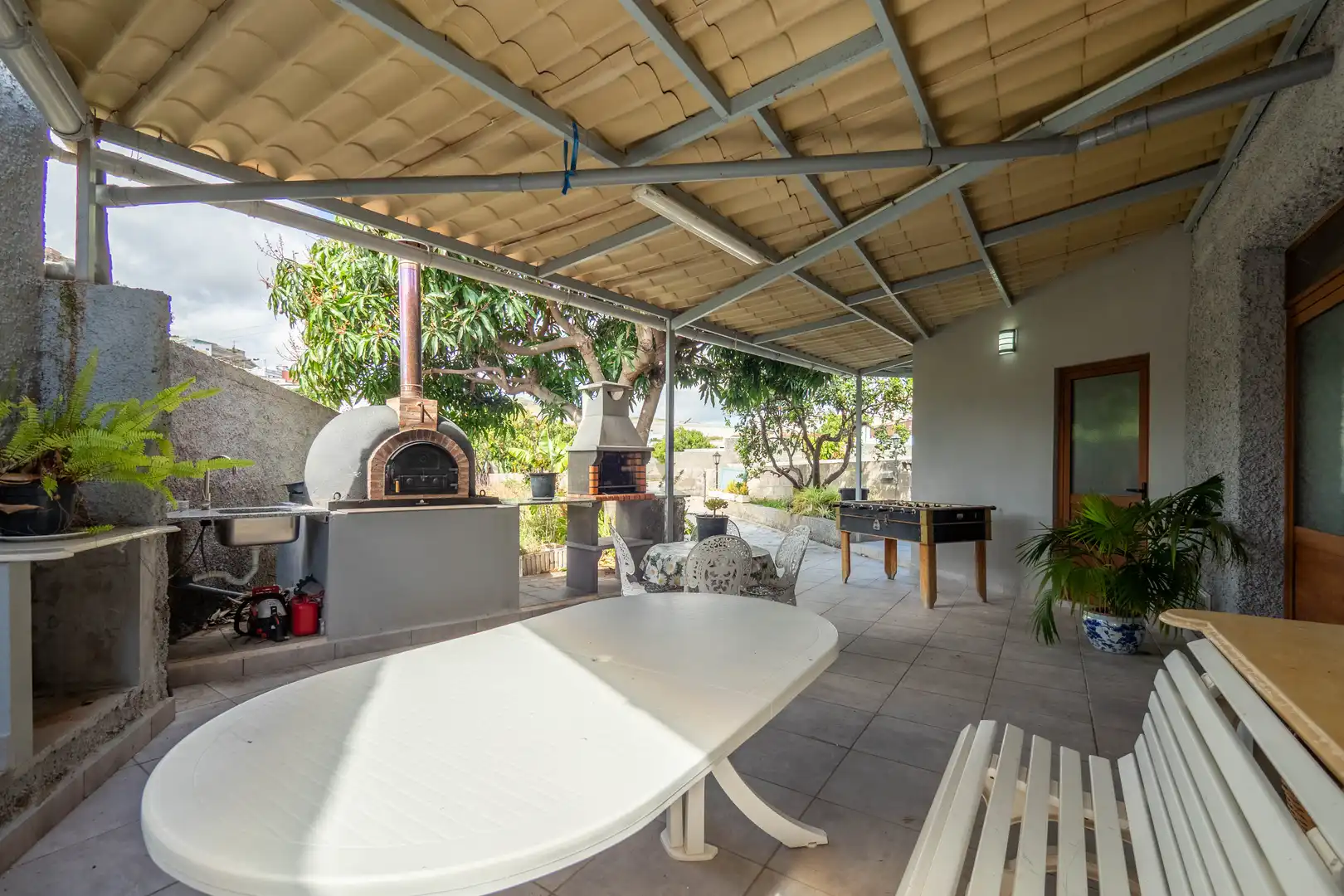 Terrassa de Casa o xalet en venda en Moya (Las Palmas) amb Jardí privat, Terrassa i Traster