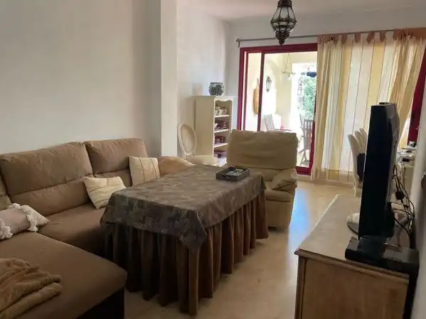 Living room of Ground floor for rent in Casares  with Air Conditioner, Private garden and Terrace