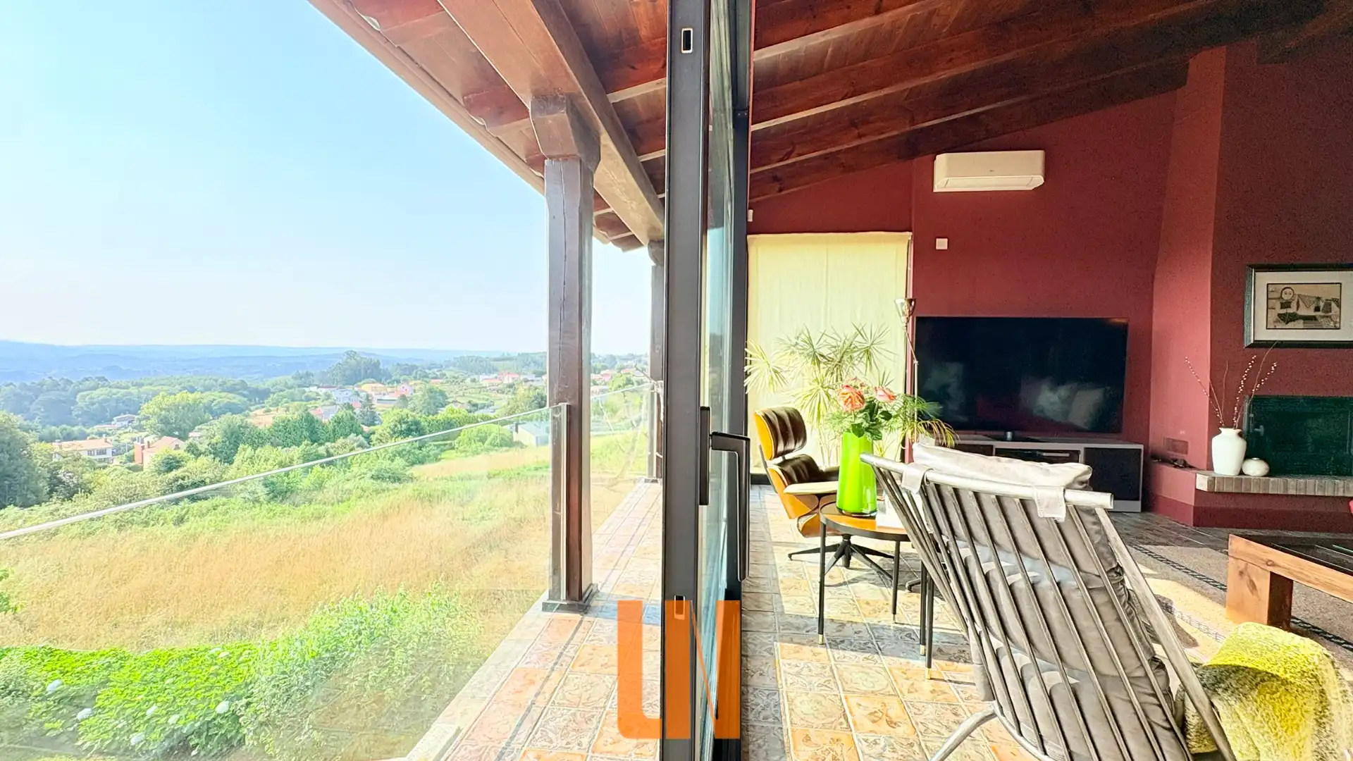Terrassa de Casa o xalet en venda en Sada (A Coruña) amb Aire condicionat, Calefacció i Jardí privat
