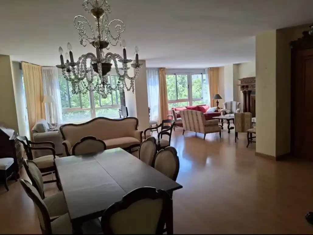 Living room of Apartments for rent in Valencia  with Air Conditioner, Heating and Furnished