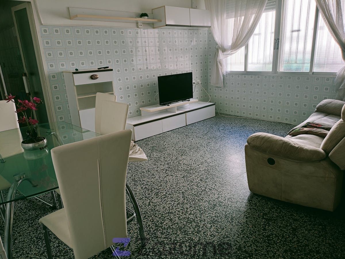 Sala d'estar de Pis de lloguer en Burriana / Borriana amb Moblat, Forn i Rentadora