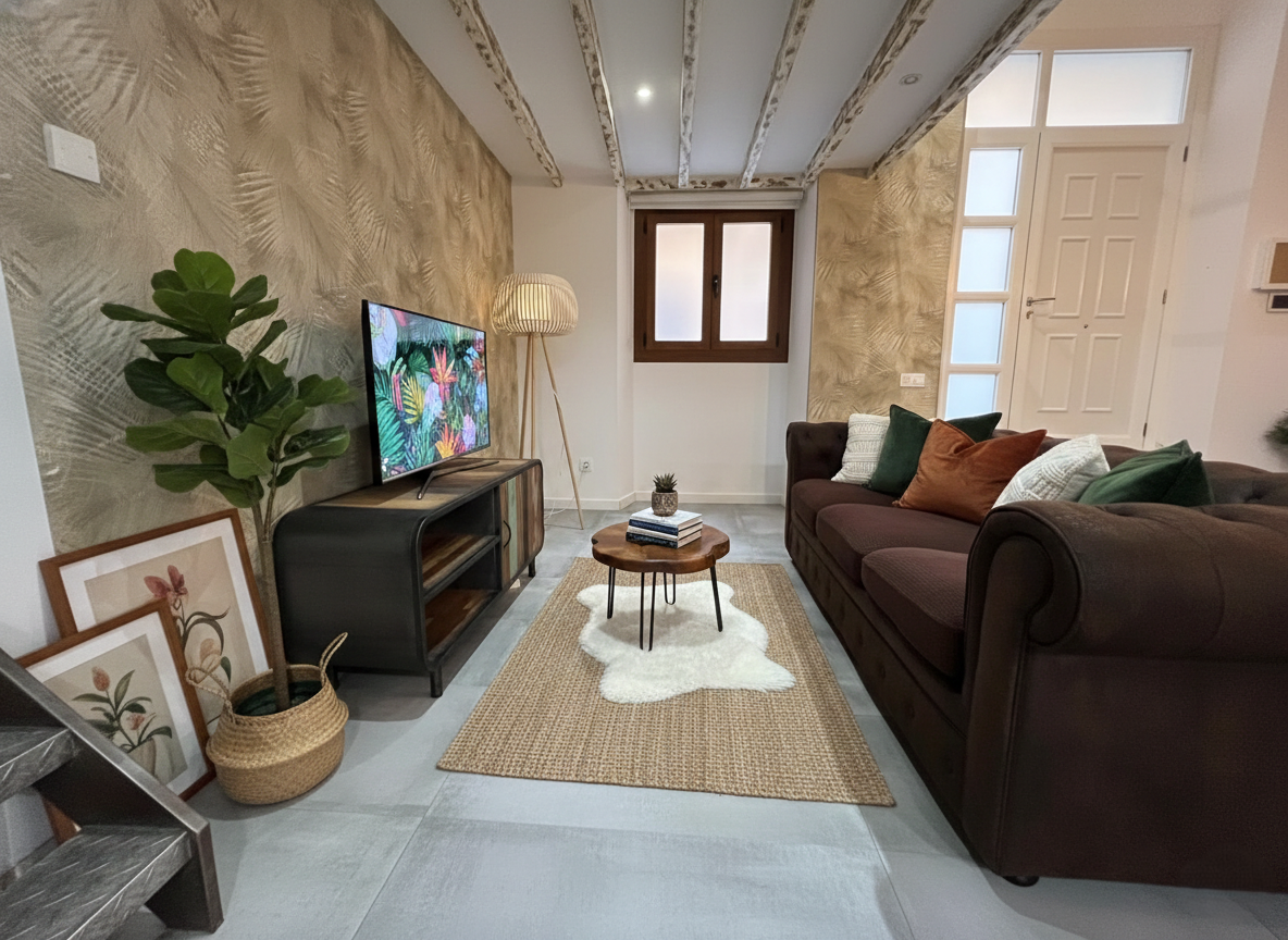 Living room of Apartment to rent in  Palma de Mallorca  with Air Conditioner and Furnished