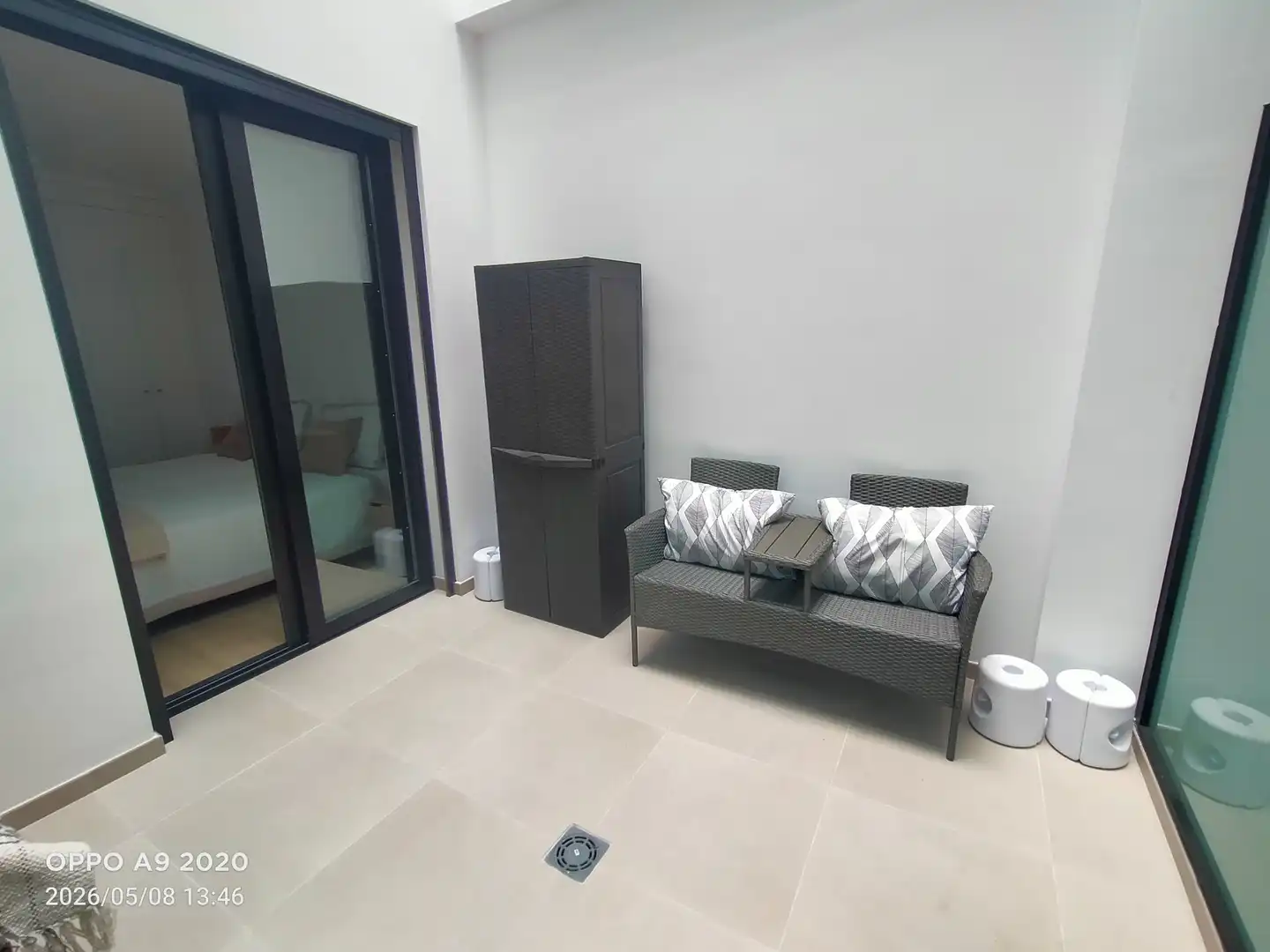 Terrassa de Apartament de lloguer en Puerto de la Cruz amb Parquet, Moblat i Forn
