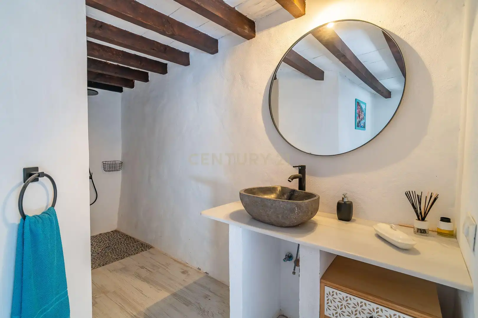 Bany de Casa o xalet en venda en Málaga amb Aire condicionat, Jardí privat i Traster