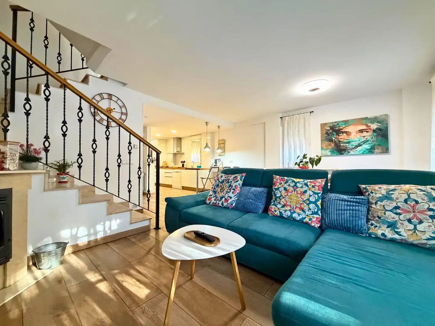 Sala de estar de Casa adosada en venta en Casco Histórico