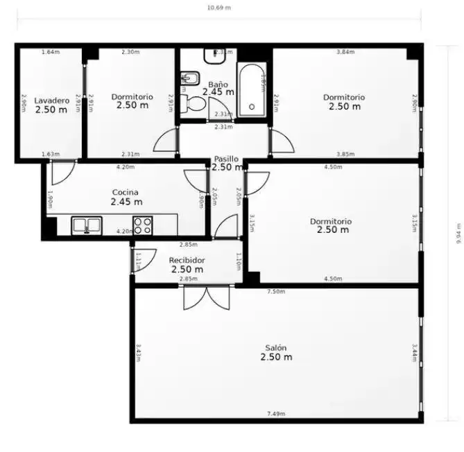 Piso en venta en Terrassa con Trastero
